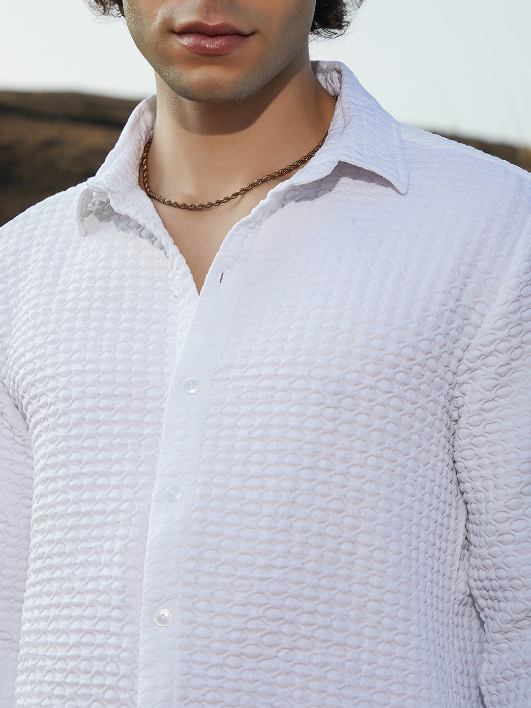 Ellipse-Lined Shirt