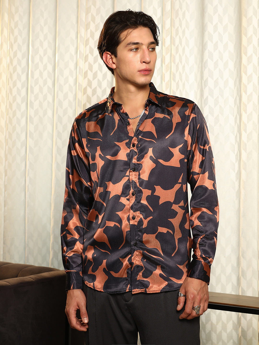 Botanical Imprint Shirt