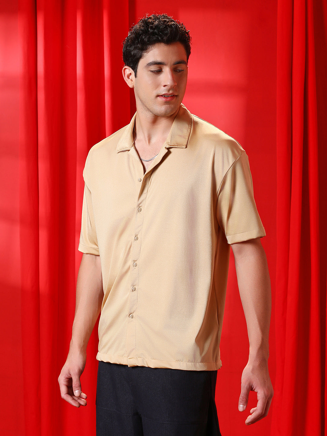 Satin Oversized Shirt