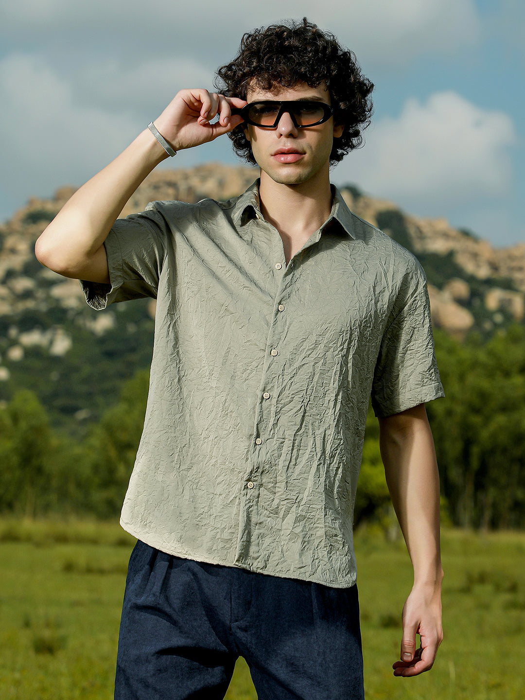 Crumple-Tactile Shirt