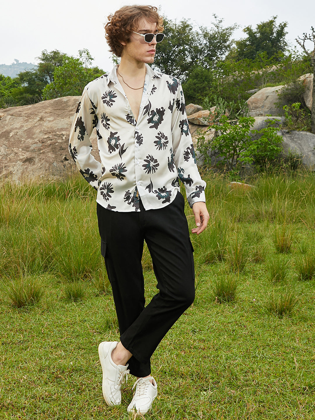 Flora-Stamp Shirt