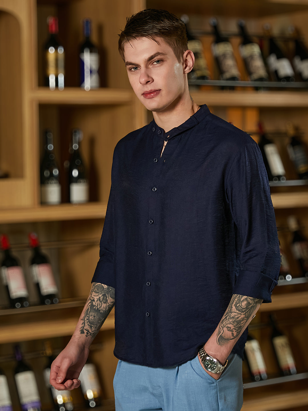 Breezy Mandarin Shirt