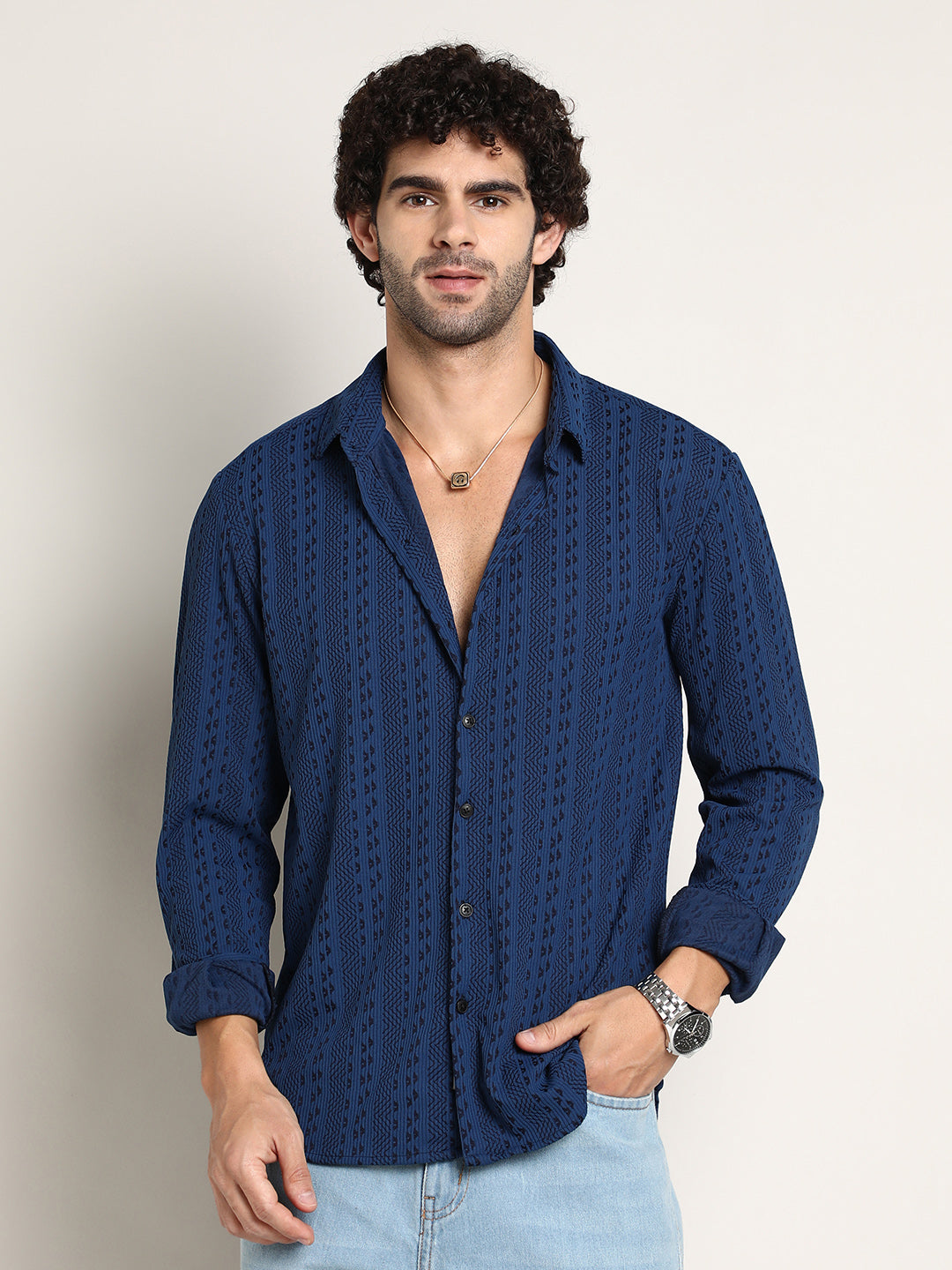 Chevron-Loop Shirt