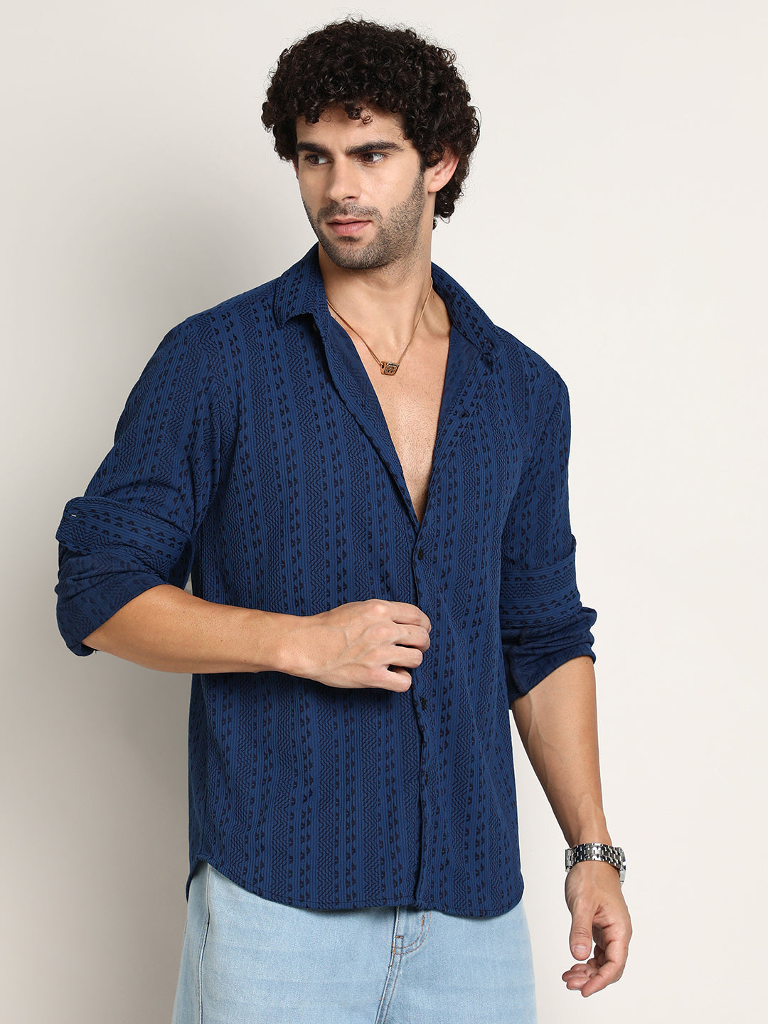 Chevron-Loop Shirt