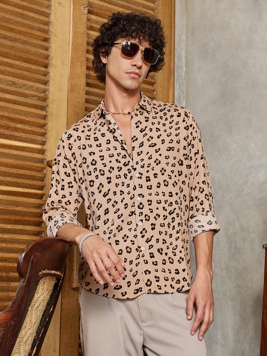 Cheetah Imprint Shirt