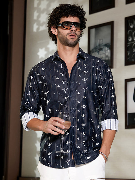 Ditsy Imprint Shirt