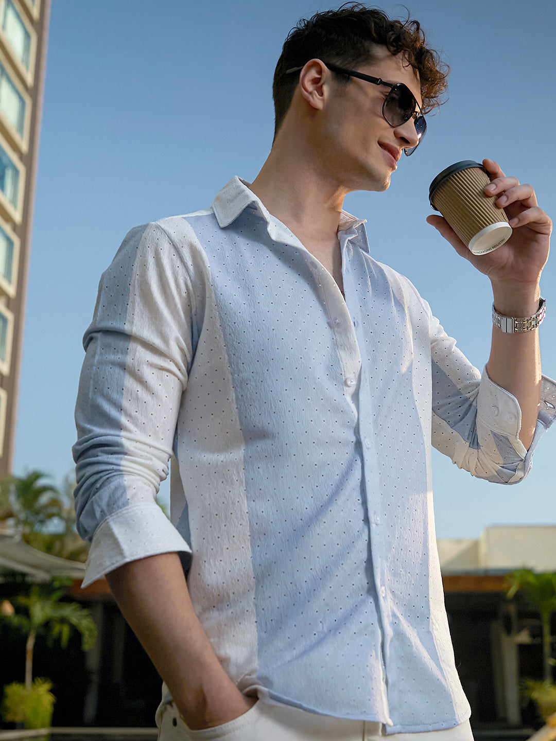 Panel-Tactile Shirt