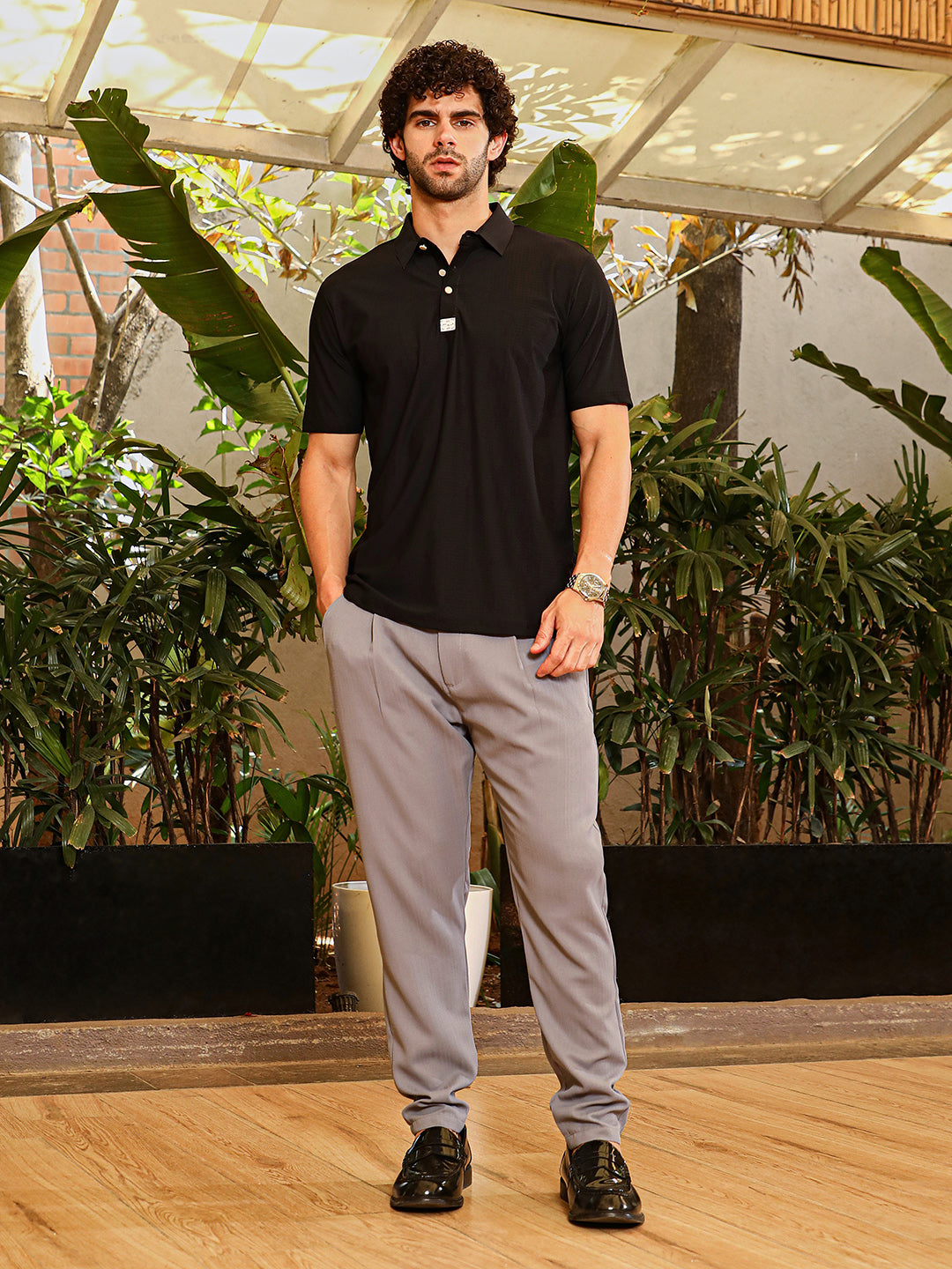 Seamless Cuboid Polo T-Shirt