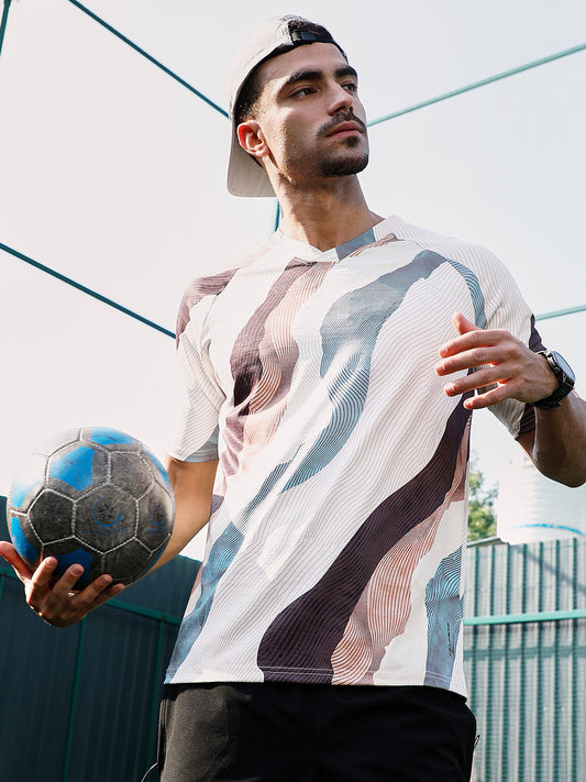 Abstract TopographyActivewear T-Shirt